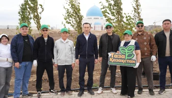 Ұлытау облысында &laquo;Таза Қазақстан&raquo; аясында 3500 ағаш отырғызылды