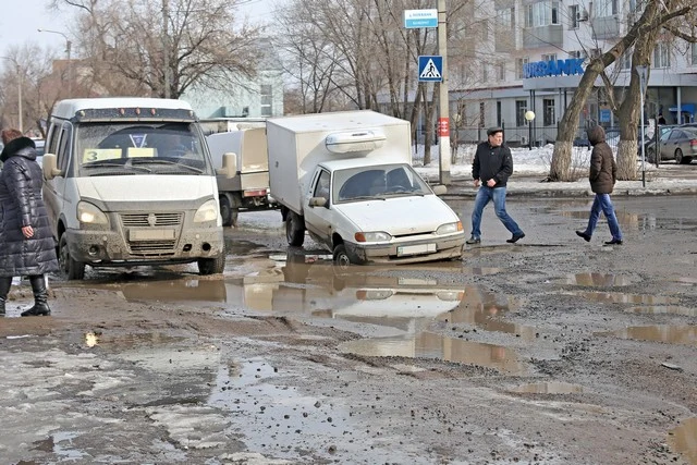 Ни пройти ни проехать, или Весна в Жезказгане Ни пройти ни проехать, или Весна в Жезказгане