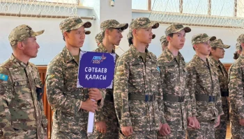 В области Ұлытау прошел военно-патриотический сбор &laquo;Айбын&ndash;2026&raquo;