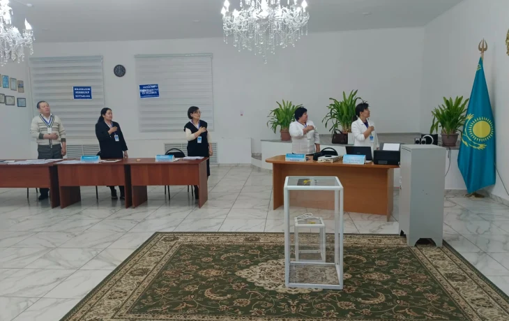 Ұлытау ауданында сайлаушылар белсенділігі жоғары Ұлытау ауданында сайлаушылар белсенділігі жоғары