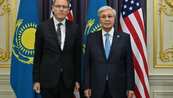 Мемлекет басшысы PepsiCo қоры директорлар кеңесінің төрағасы Стивен Кихоны қабылдады