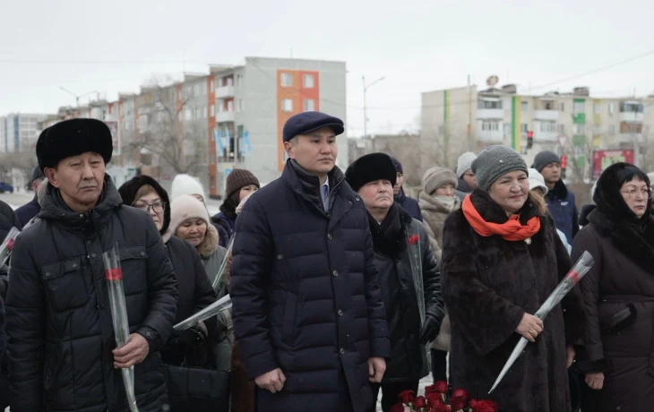 Ұлытау облысында Тәуелсіздік құрбандарына тағзым ету рәсімі өтті