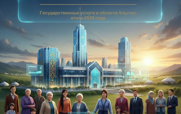 Государственные услуги в области Ұлытау: итоги 2025 года